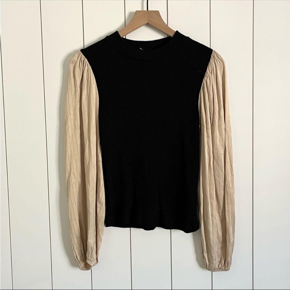 Zara Puff Sleeve Knit Top
